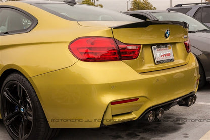 BMW F82 M4 Coupe Performance Style Carbon Fiber Trunk Spoiler - JL Motoring