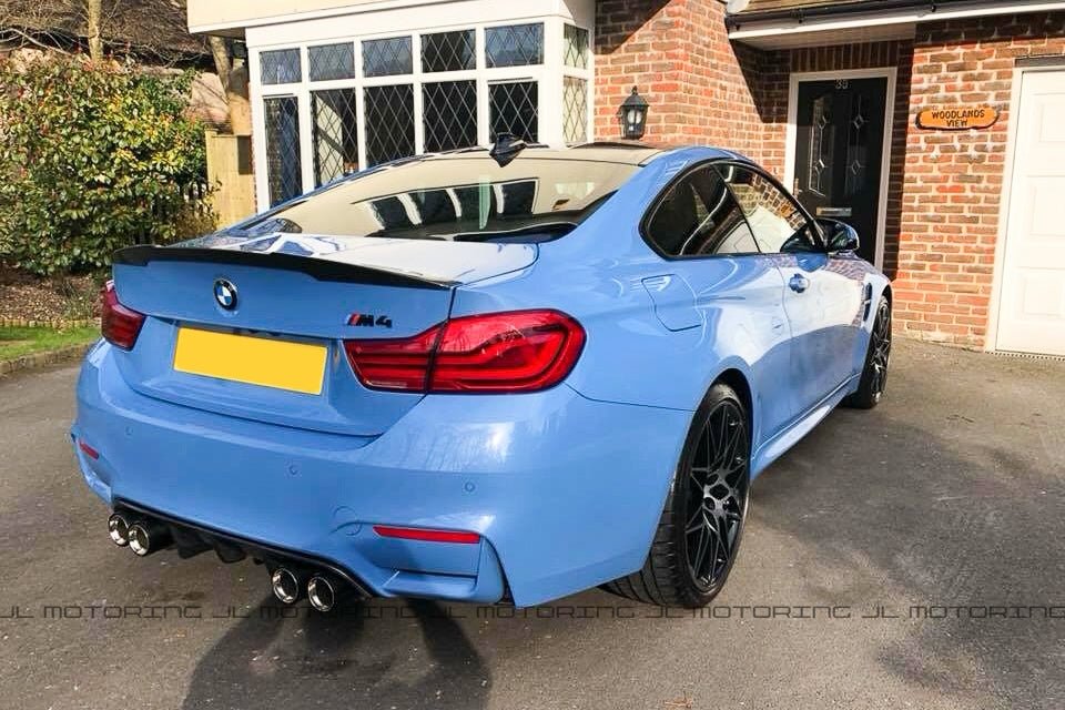 BMW F82 M4 Coupe Performance Style Carbon Fiber Trunk Spoiler - JL Motoring