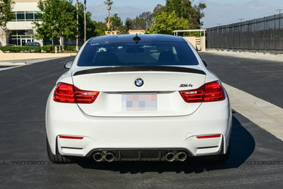 BMW F82 M4 Coupe V2 Carbon Fiber Trunk Spoiler - JL Motoring