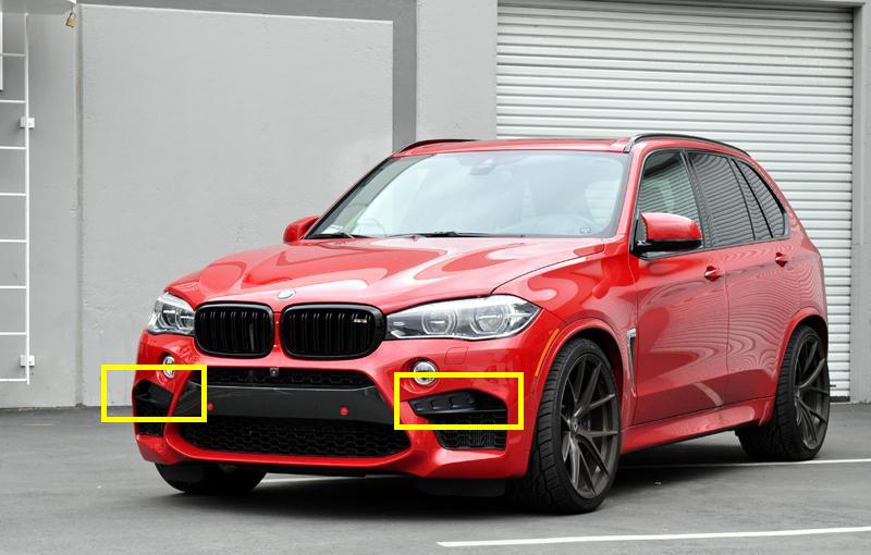 BMW F85 X5 M F86 X6 M Carbon Fiber Front Bumper Covers - JL Motoring
