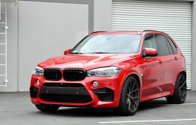 BMW F85 X5 M F86 X6 M Carbon Fiber Front Bumper Trim - JL Motoring
