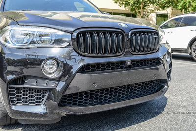 BMW F85 X5 M F86 X6 M Carbon Fiber Front Bumper Trim - JL Motoring