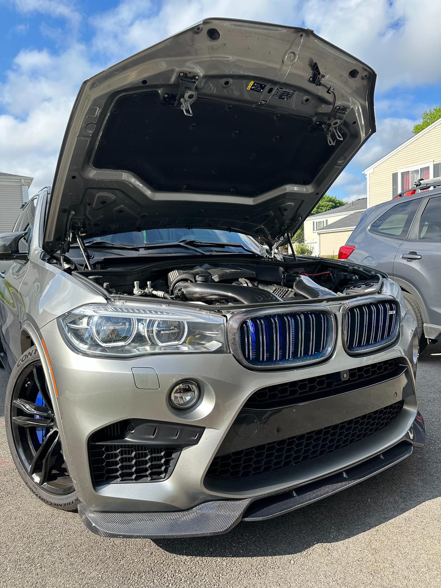 BMW F85 X5 M F86 X6 M Carbon Fiber Front Lip - JL Motoring