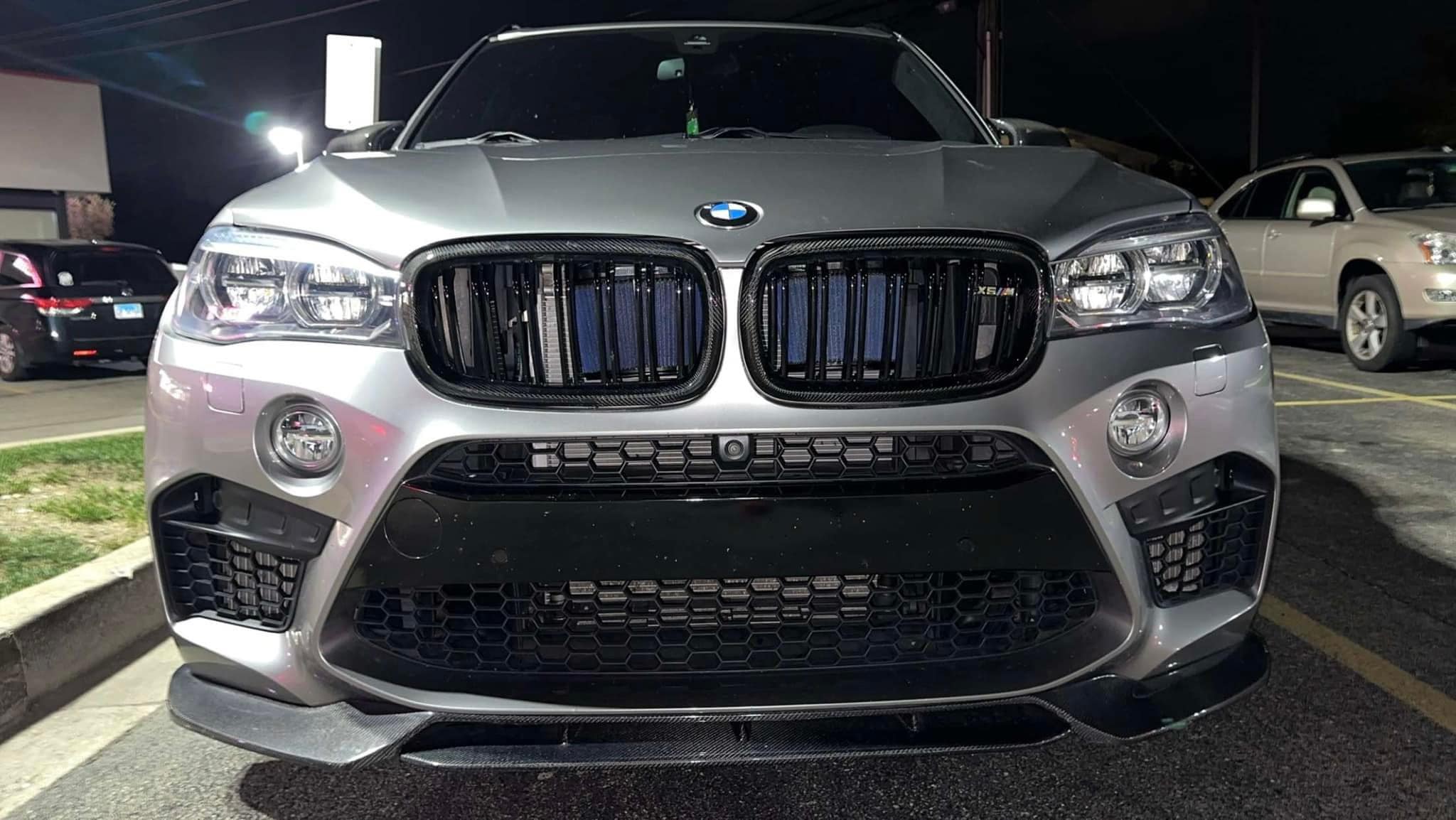 BMW F85 X5 M F86 X6 M Carbon Fiber Front Lip - JL Motoring