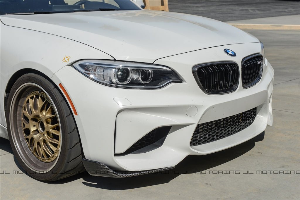 BMW F87 M2 Performance Carbon Fiber Front Splitters - JL Motoring