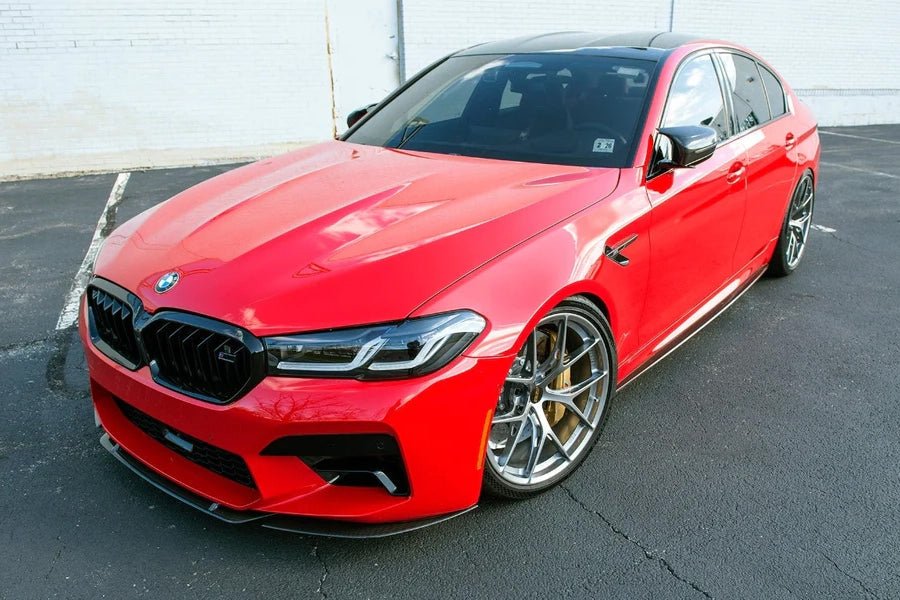BMW F90 LCI M5 Carbon Fiber Front Splitters - JL Motoring