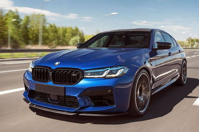 BMW F90 LCI M5 Carbon Fiber Front Splitters - JL Motoring