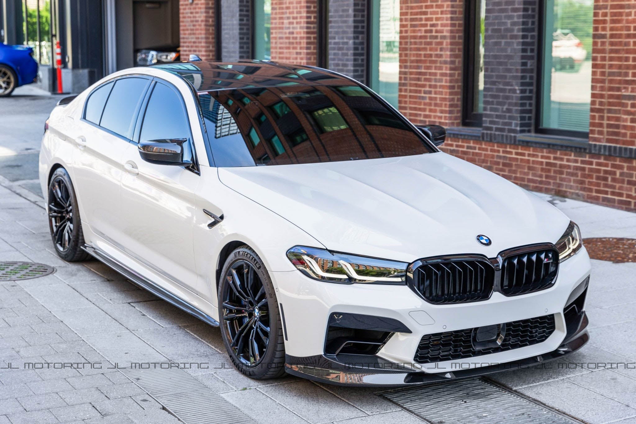 BMW F90 M5 3D Carbon Fiber Front Lip - JL Motoring