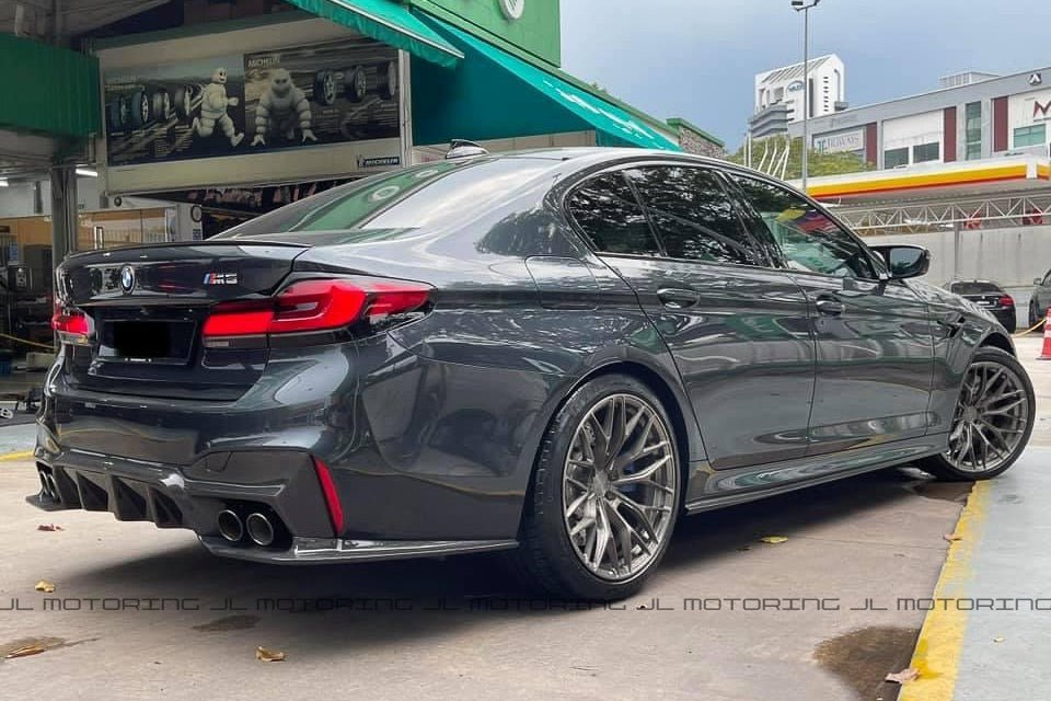 BMW F90 M5 3D Carbon Fiber Rear Diffuser - JL Motoring