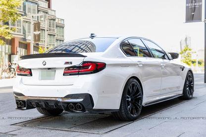 BMW F90 M5 3D Carbon Fiber Rear Diffuser - JL Motoring