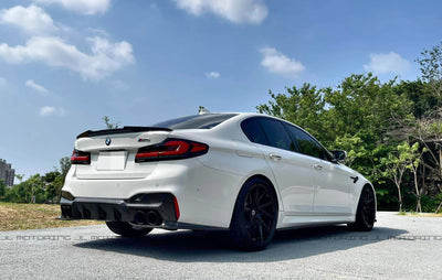 BMW F90 M5 3D Carbon Fiber Rear Diffuser - JL Motoring