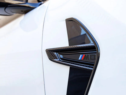 BMW F91 F92 F93 M8 Carbon Fiber Fender Covers - JL Motoring