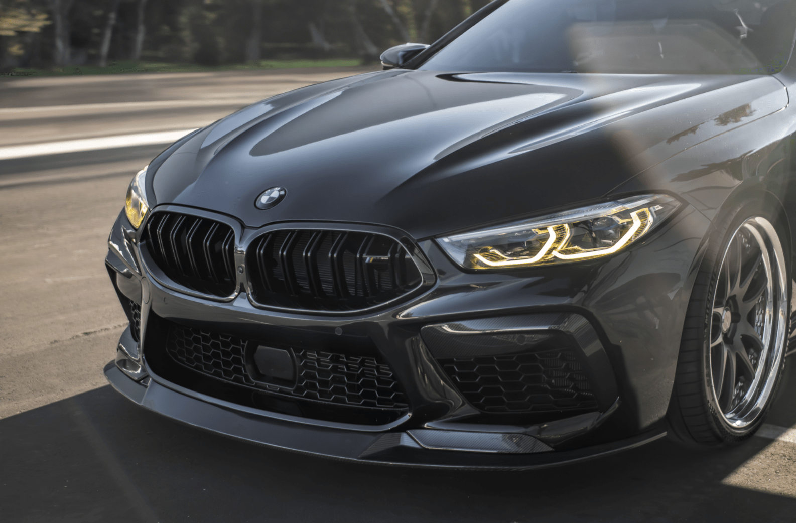 BMW F91 F92 F93 M8 Carbon Fiber Front Spoiler - JL Motoring