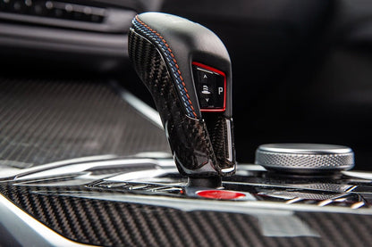 BMW F91 F92 F93 M8 Carbon Fiber Gear Selector Cover - JL Motoring