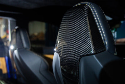 BMW F91 F92 F93 M8 Carbon Fiber Seat Covers - JL Motoring