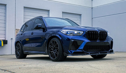 BMW F95 X5 M Carbon Fiber Front Splitters - JL Motoring