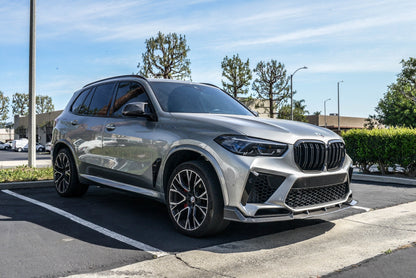 BMW F95 X5 M Carbon Fiber Front Splitters - JL Motoring