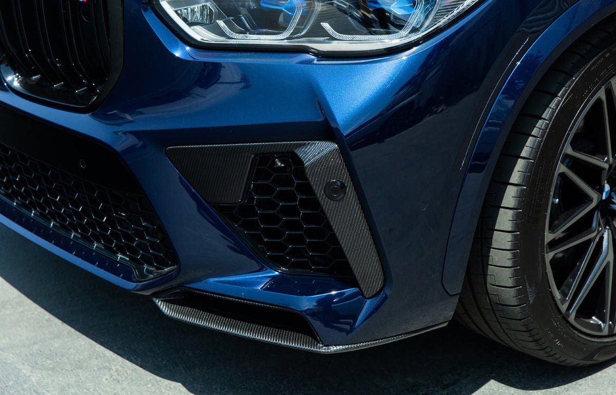 BMW F95 X5 M Carbon Fiber Front Splitters - JL Motoring