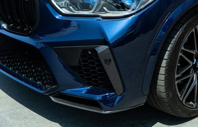 BMW F95 X5 M Carbon Fiber Front Splitters - JL Motoring
