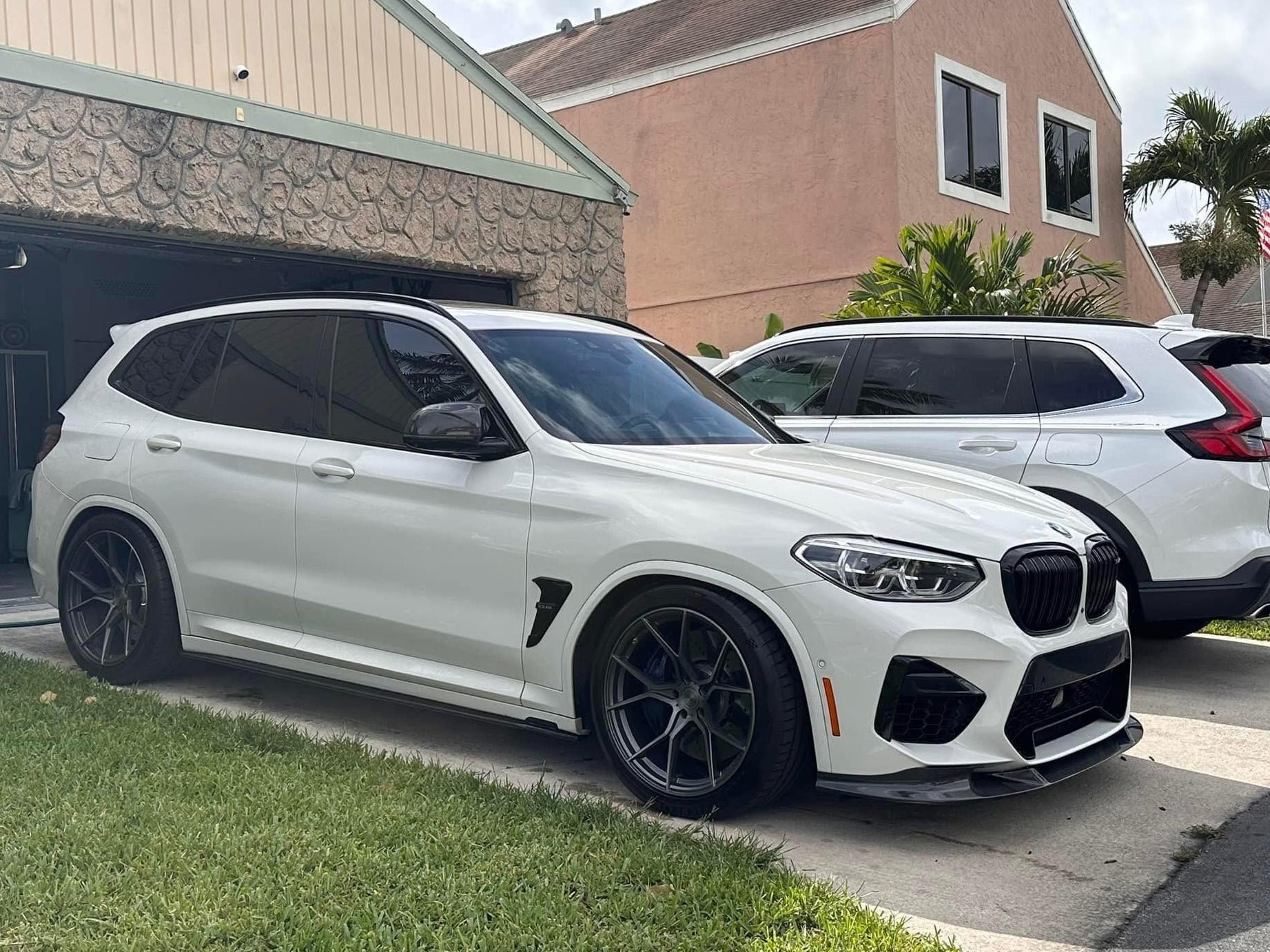 BMW F97 X3M F98 X4M Carbon Fiber Front Lip - JL Motoring