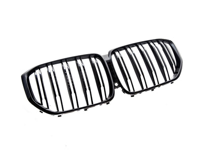 BMW G05 X5 Gloss Black Front Grilles detail - JL Motoring