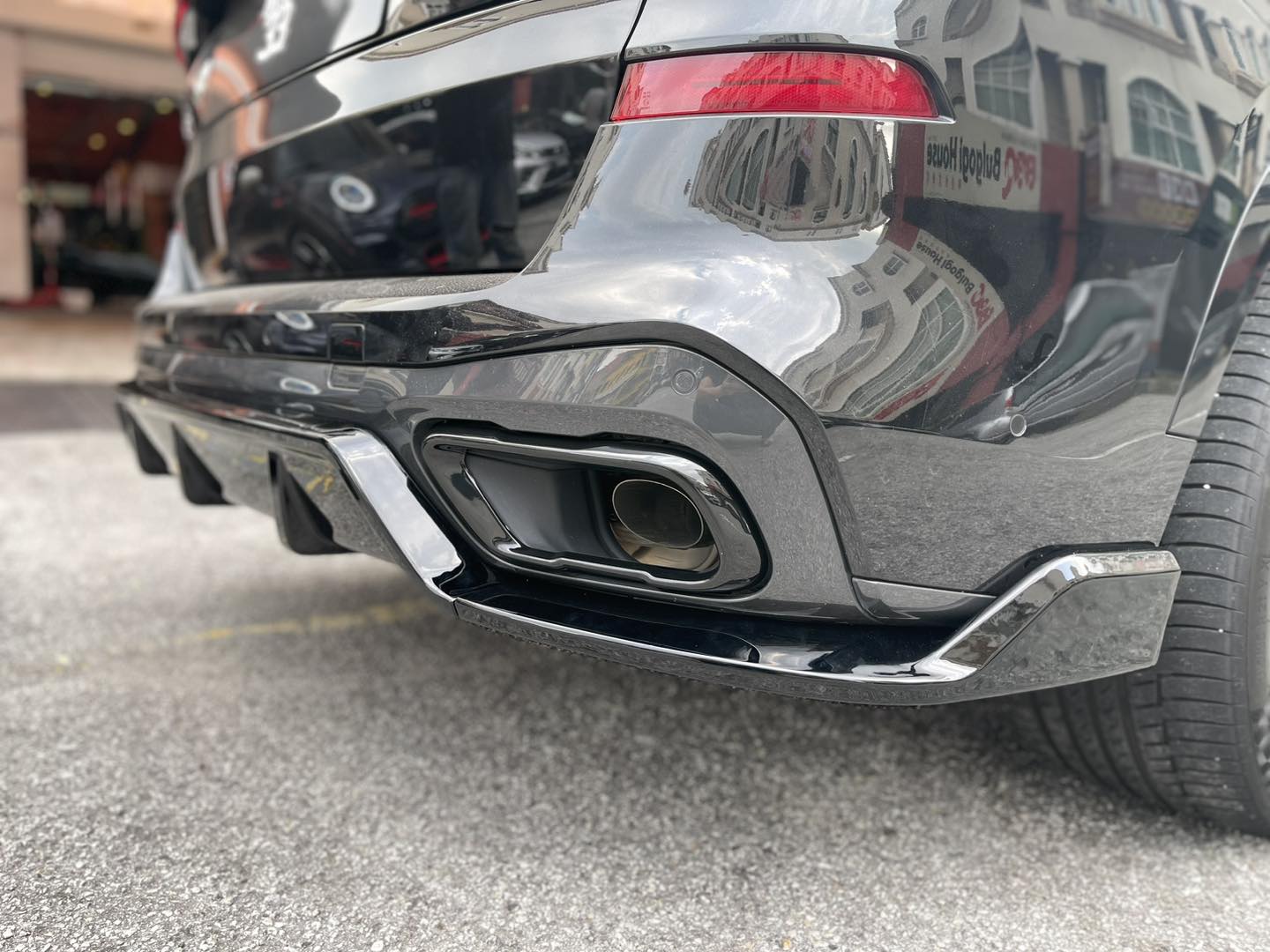 BMW G05 X5 M Sport Rear Diffuser Side Extensions - JL Motoring