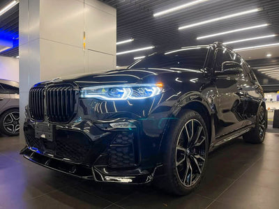 BMW G07 X7 M Sport Front Lip installed - JL Motoring
