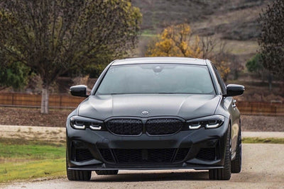 BMW G20 3 Series M Sport GTS Carbon Fiber Front Lip front view - JL Motoring