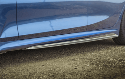 BMW G20 3 Series M Sport Performance Carbon Fiber Side Skirts side view - JL Motoring