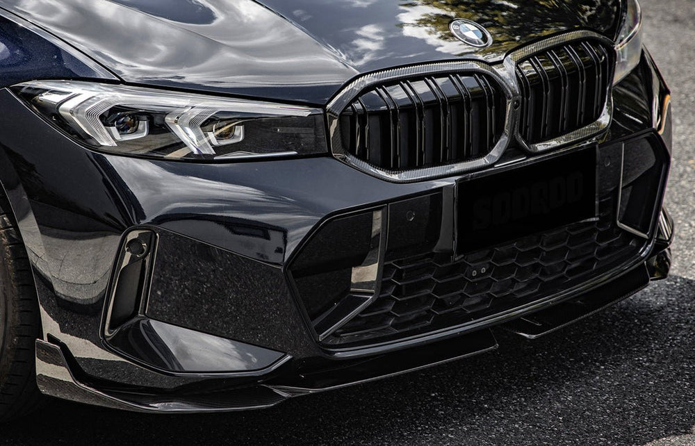 BMW G20 LCI 3 Series M Sport Performance Carbon Fiber Front Splitters ...
