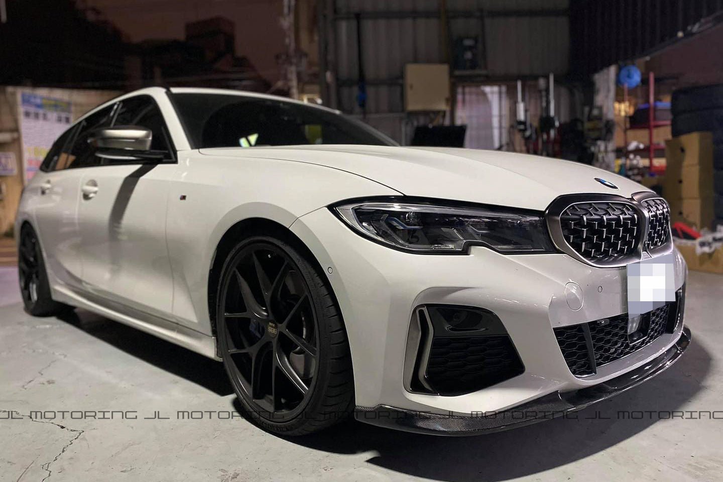 BMW G20 M340 3 Series M Sport 3D Carbon Fiber Front Lip - JL Motoring