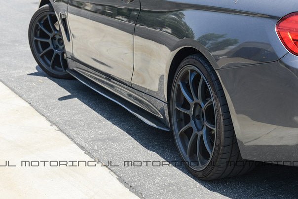 BMW G22 G23 4 Series M Sport DTM Carbon Fiber Side Skirts - JL Motoring