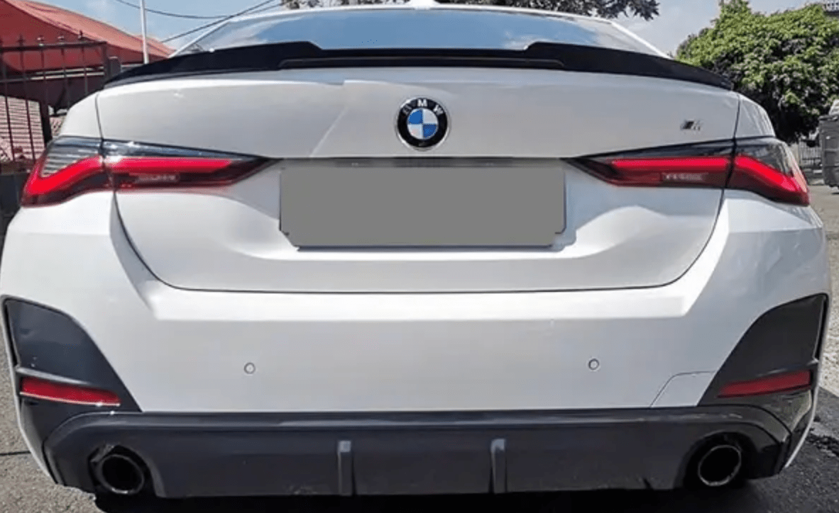 BMW G26 M440 430 i4 M Style Carbon Fiber Trunk Spoiler - JL Motoring