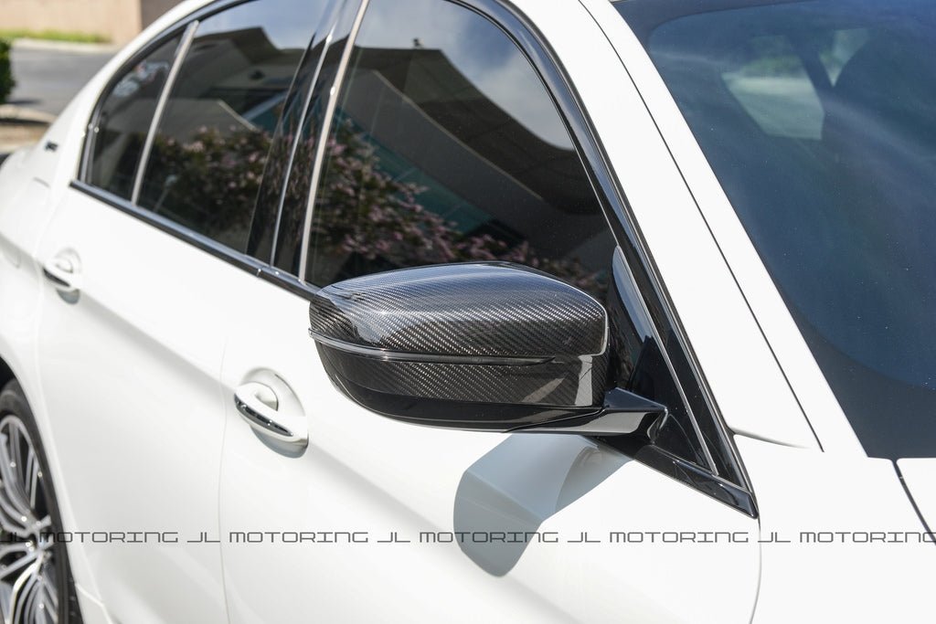 BMW G30 5 Series Carbon Fiber Mirror Covers - JL Motoring