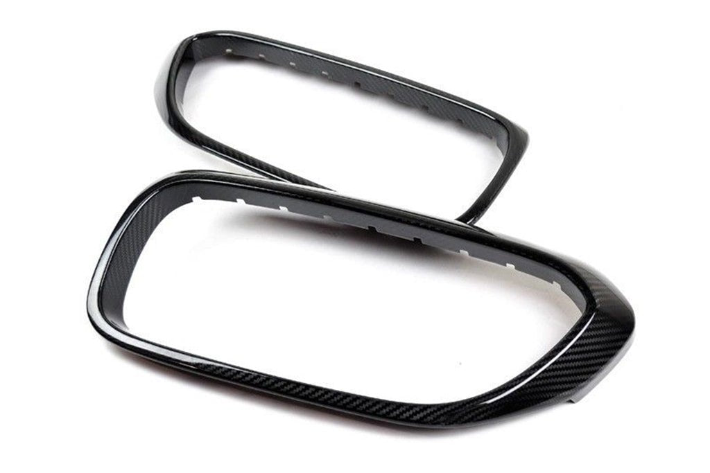 BMW G30 Carbon Fiber Front Grille Covers - JL Motoring
