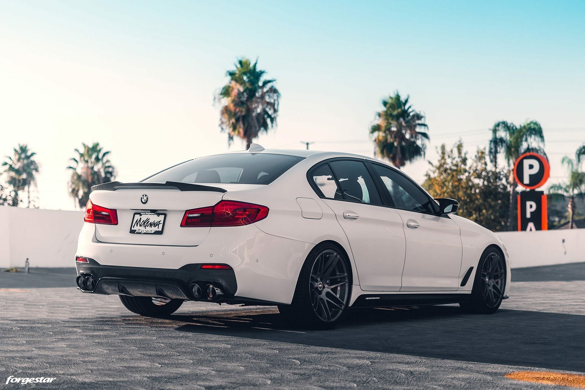 BMW G30 F90 M5 Carbon Fiber Trunk Spoiler - JL Motoring