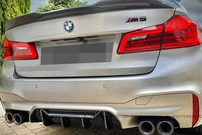 BMW G30 F90 M5 Competition Carbon Fiber Trunk Spoiler - JL Motoring