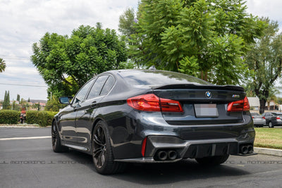 BMW G30 F90 M5 Competition Carbon Fiber Trunk Spoiler - JL Motoring