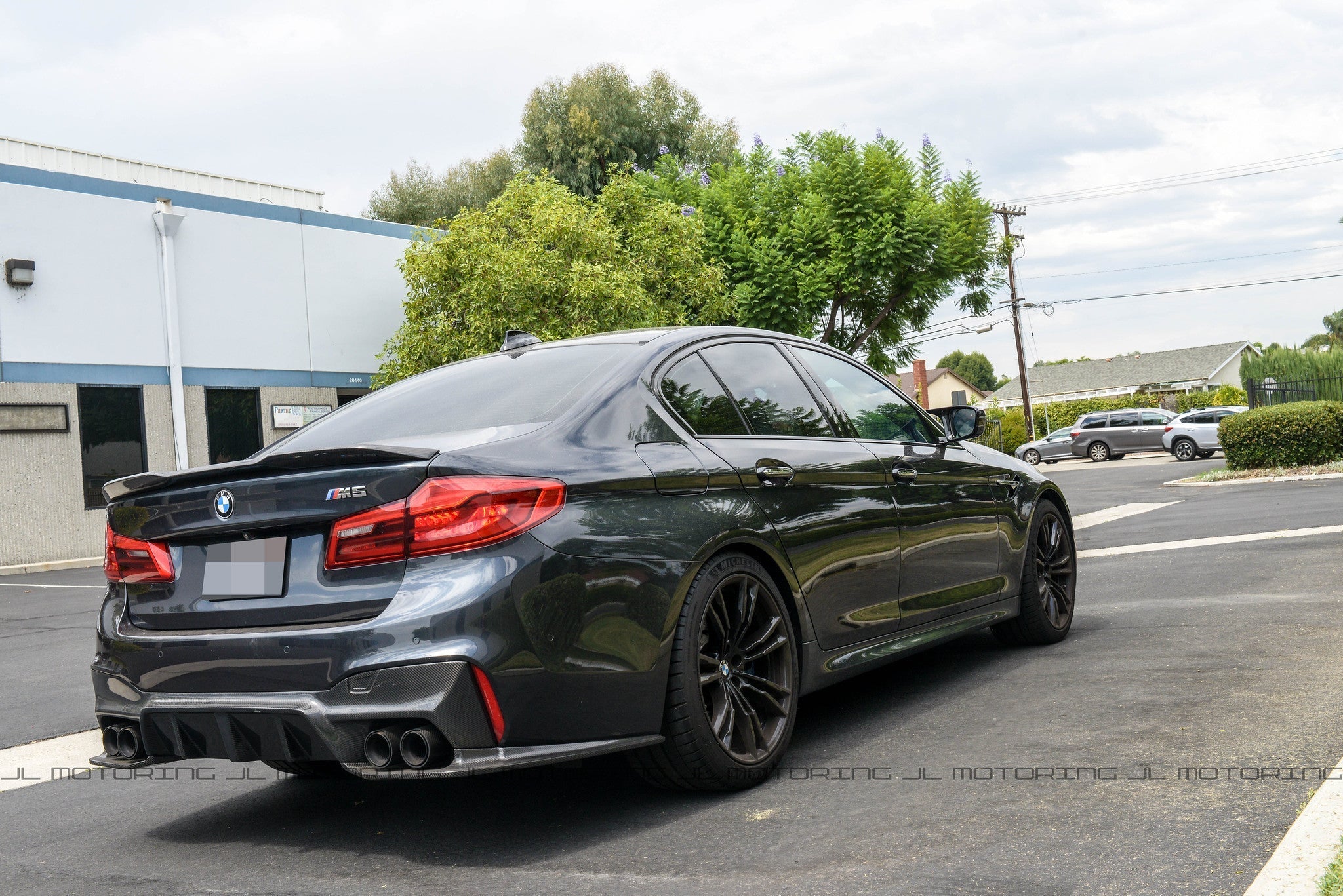 BMW G30 F90 M5 Competition Carbon Fiber Trunk Spoiler - JL Motoring