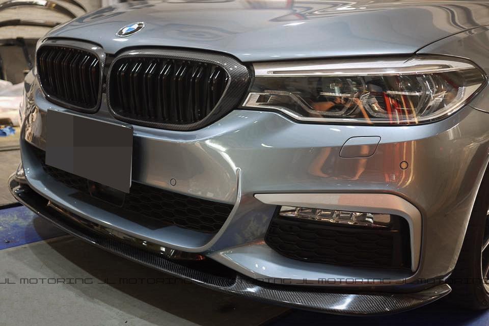 BMW G30 M Sport 3D Style Carbon Fiber Front Lip - JL Motoring