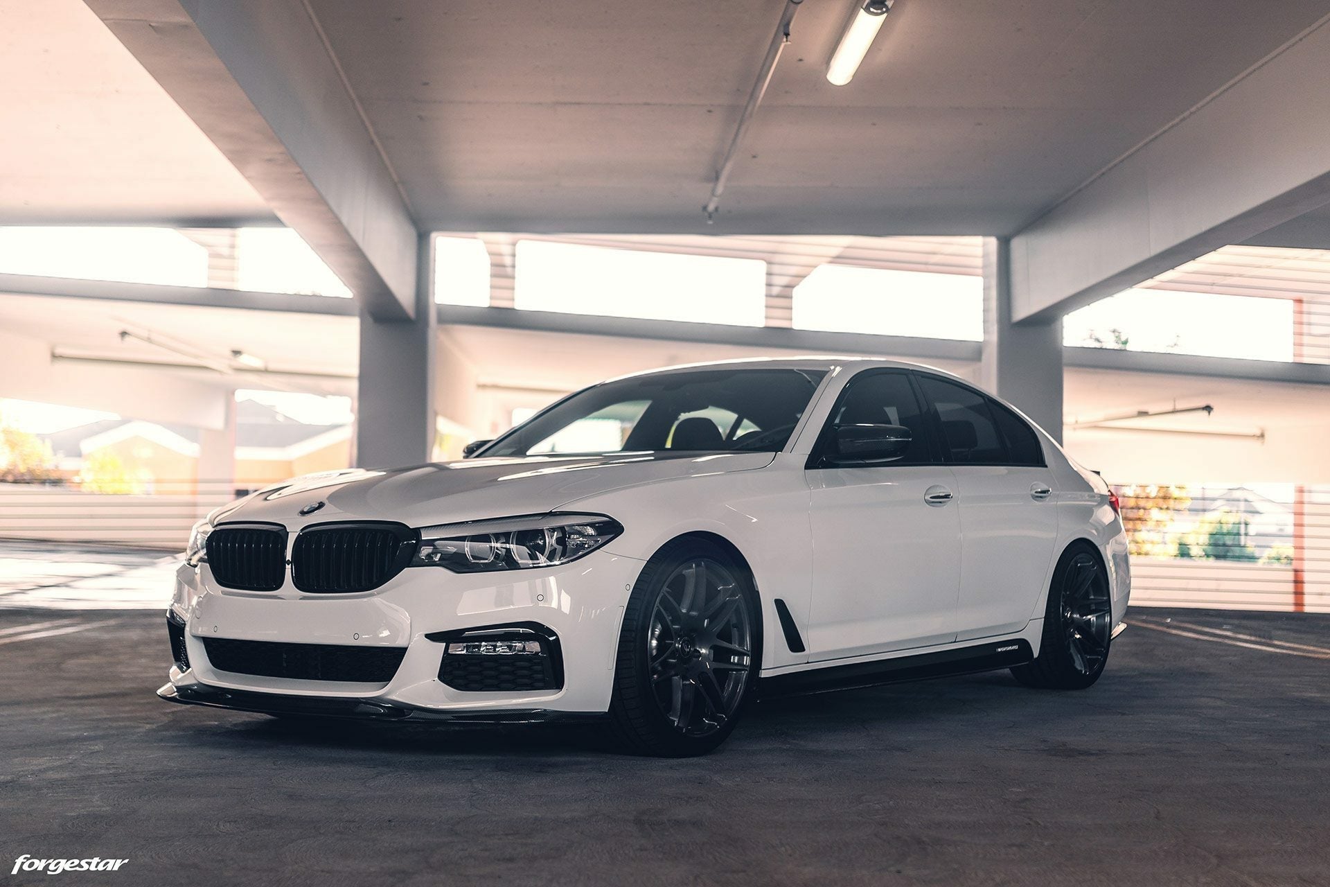 BMW G30 M Sport 3D Style Carbon Fiber Front Lip - JL Motoring