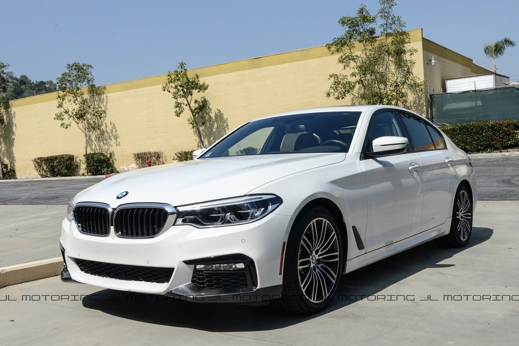 BMW G30 M Sport Performance Carbon Fiber Front Splitters - JL Motoring