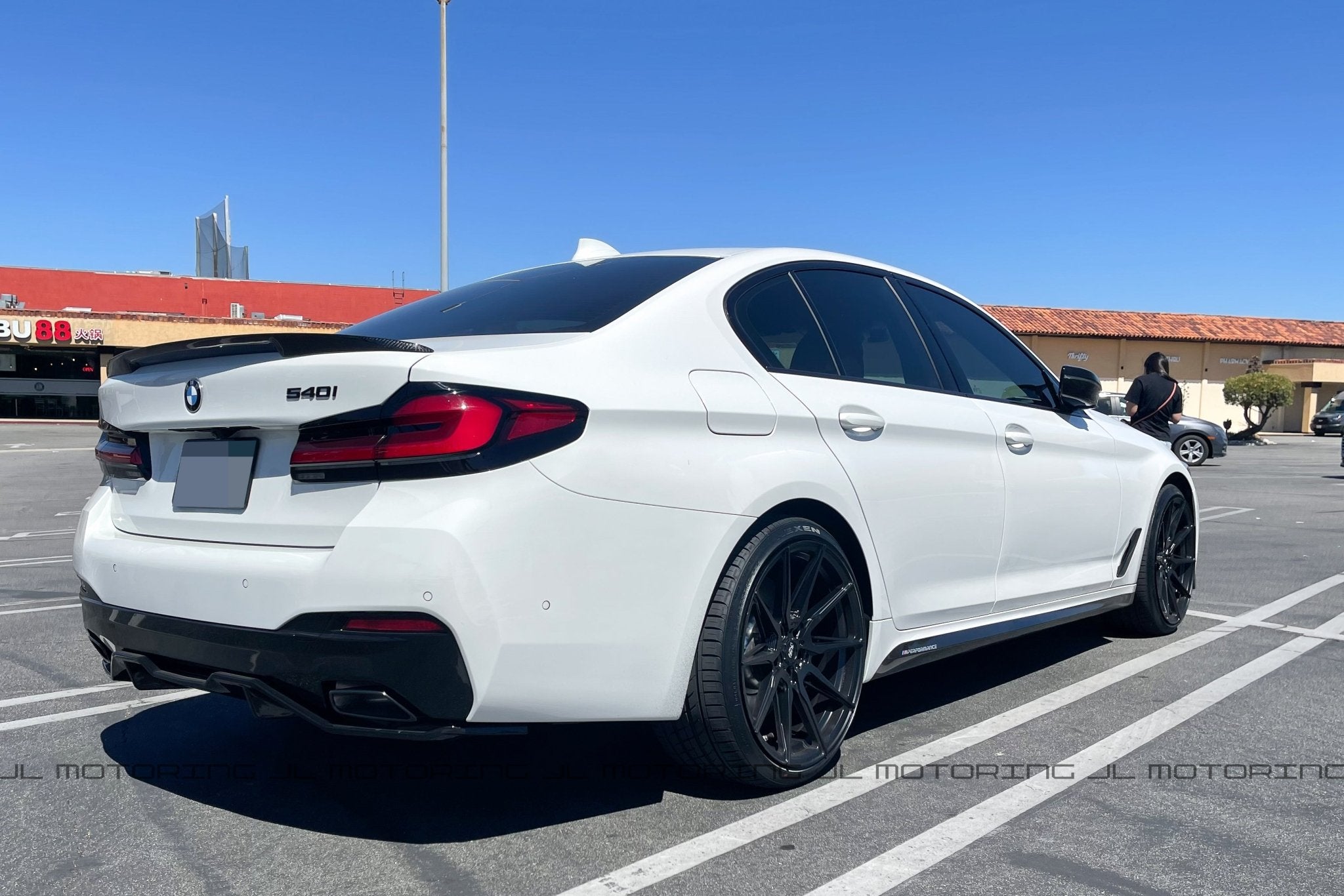BMW G30 M Sport Performance Carbon Fiber Rear Diffuser - JL Motoring