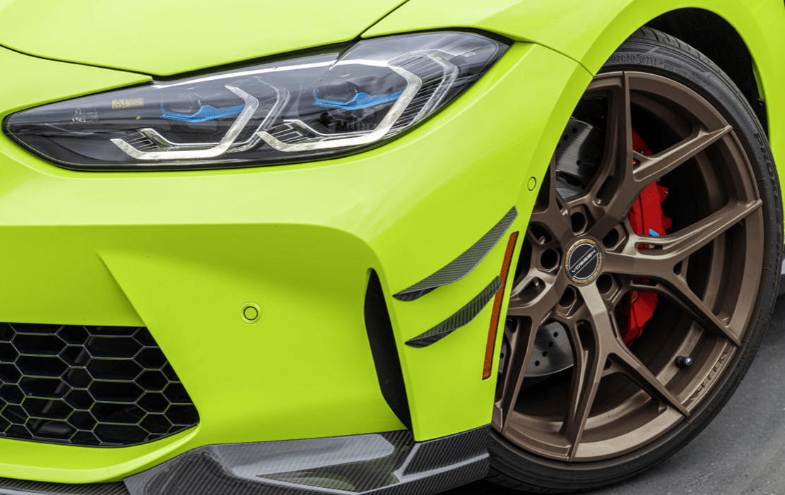 BMW G80 G81 M3 G82 G83 M4 Carbon Fiber Front Canards - JL Motoring