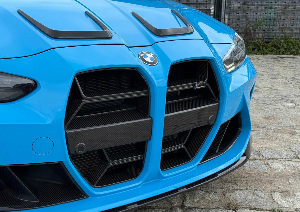 BMW G80 G81 M3 G82 G83 M4 Carbon Fiber Hood Trims - JL Motoring