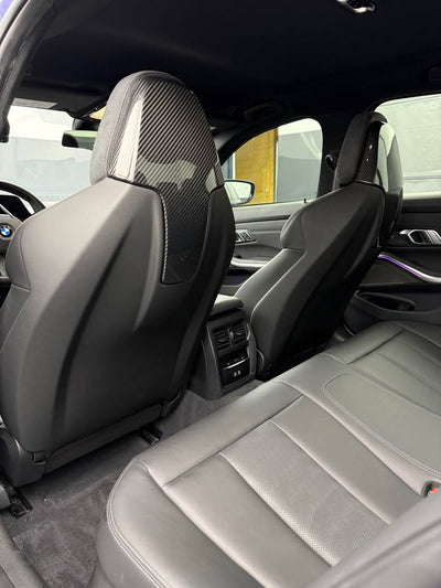 BMW G80 G81 M3 G82 G83 M4 Carbon Fiber Seat Covers - JL Motoring