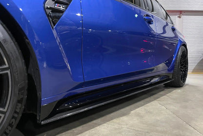 BMW G80 G81 M3 G82 G83 M4 Carbon Fiber Side Skirts - JL Motoring