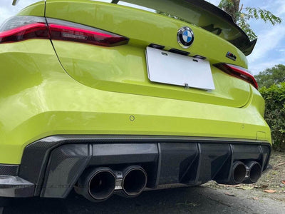 BMW G80 M3 G82 G83 M4 Carbon Fiber Rear Diffuser - JL Motoring