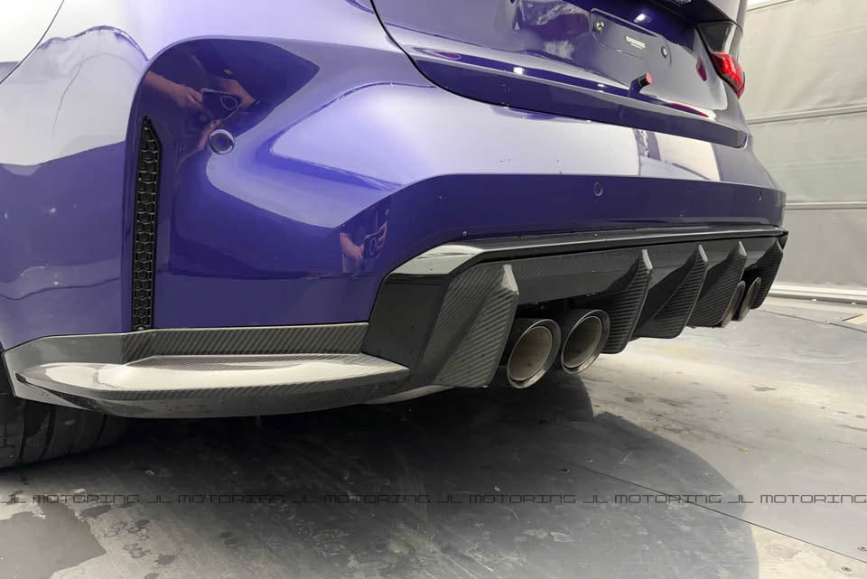 BMW G80 M3 G82 G83 M4 Carbon Fiber Rear Diffuser - JL Motoring