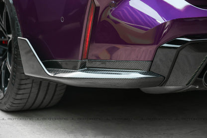 BMW G80 M3 G82 G83 M4 Performance Style Carbon Fiber Rear Winglet Set - JL Motoring